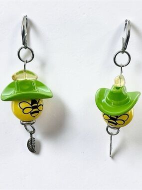🆕 3D Cowgirl Hat Earrings-Stainless Steel